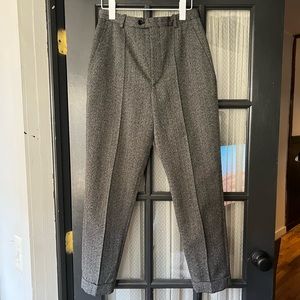 ISABEL MARANT Charcoal Wool Dress Pants 38